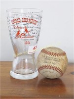 1964 St. Louis Cardinals Glass, NL Ball