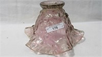 rose color student lamp shade-Embossed Roses