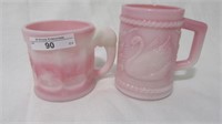 2 Fenton Rosalene mugs