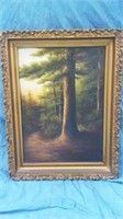 Framed Art Landscape Trees SLR JA Jackson 1912