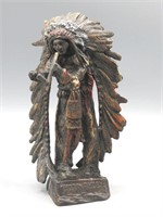 Indian "Shot in the Eye" Bronze Reproduction