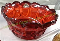 Ruby Red Fenton Candy Dish