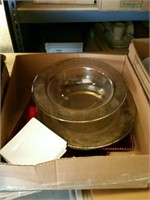 Box of serving dishes
