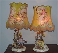 Baddano Italy Figural Table Lamp