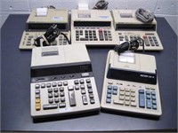 Lot Of (5) Calculators All Power On