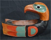 Northwest Coast Native Cerimonial Eagle Bowl