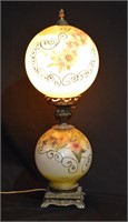 Gone With The Wind Hand Painted Parlor Lamp