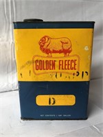 Golden Fleece outboard  1 gallon oil tin