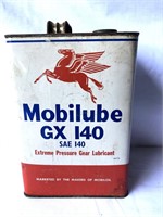 Mobilube GX 140 imperial gallon tin