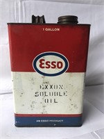 Esso exxon soluble oil 1 gallon  tin