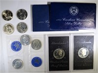 Lot of Eisenhower Silver Dollars - See Description