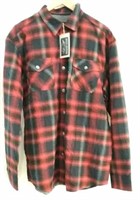 XL Mens Grizzly Mountain Lined Flannel Shirt
