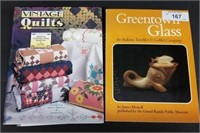 Vintage Quilts & Greentown Glass Collector Books