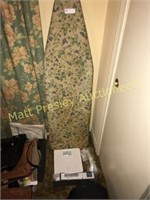 IRONING BOARD, SCALES AND TWO SAFETY