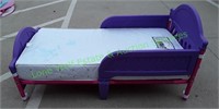 Purple & Pink Girl's Toddler Bed