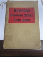 Antique Rumford Common Sense Cook Book-PB