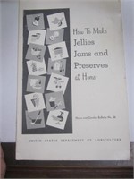 1957 How to Make Jellies , Jams & Preserves at