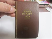 1953 Junior Diary w/Maps,Cash Acct., City Pop.