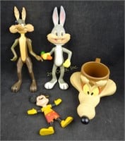 1971 Bugs Bunny, 1968 Coyote, Bendy Mickey
