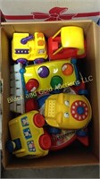 Box lot of children's toy cars