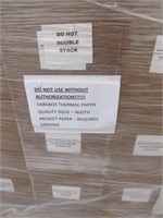 0 2 PALLET OF FAX PAPER
