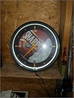 Miller Sharp's light up clock. 16 inch diameter.