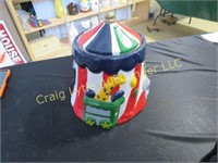 Circus Tent Cookie Jar