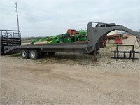 2000 22' GN FLATBED TRAILER