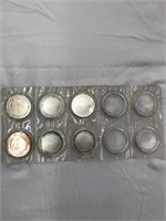 (10) 1 oz. Silver Rounds