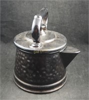 Vtg Ceramic Mc Coy Black Teakettle Cookie Jar