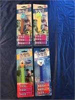 PEZ Dispenser Lot of 4 NEW IN PACKAGE