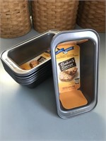(8) Metal Mini Loaf Pans NEW