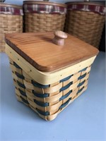 Recipe Box- Basket w/ Lid