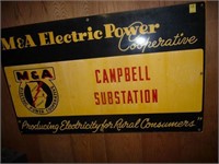 "M&A ELECTRIC POWER COOPERATIVE" SIGN