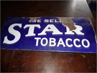 "WE SELL STAR TOBACCO" FLANGE SIGN