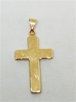10K Yellow Gold Cross Pendant