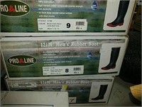Proline men's rubber boots size 8