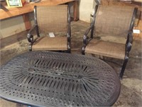 Outdoor Table and 2 Patio Chairs