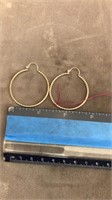 14k hoop earrings