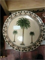Palm tree plate