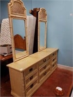 Dresser with two mirror