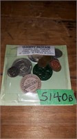 VARIETY PACK OF CANADA & FOREIGN COINS & TOKENS
