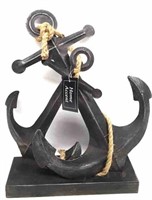 Intertwined Anchor Home Decor Piece