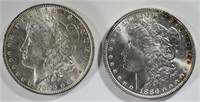1886 & 96 MORGAN DOLLARS CH BU