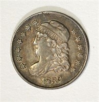 1832 CAPPED BUST HALF DIME, XF