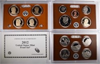 2012 U.S. PROOF SET IN ORG BOX/COA