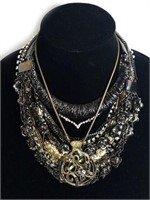 Variety of Metal Fashion Jewelry Necklaces