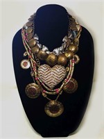 Selection of Bronze Tone Costume Jewelry