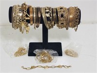 Large Selection of Gold Fashion Bracelets