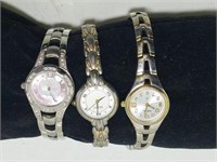 Fossil and Relic Wristwatches (lot of 3)